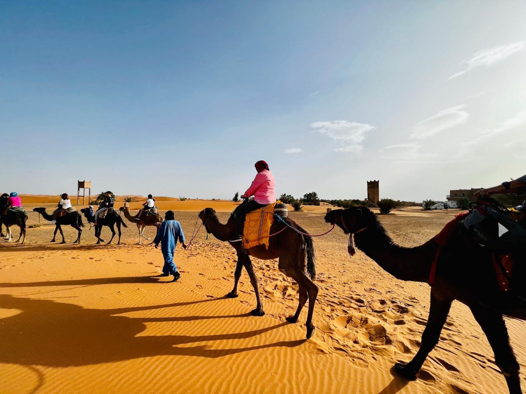 Hotel Camping Les Roses Des Dunes & Piscine Merzouga Luaran gambar