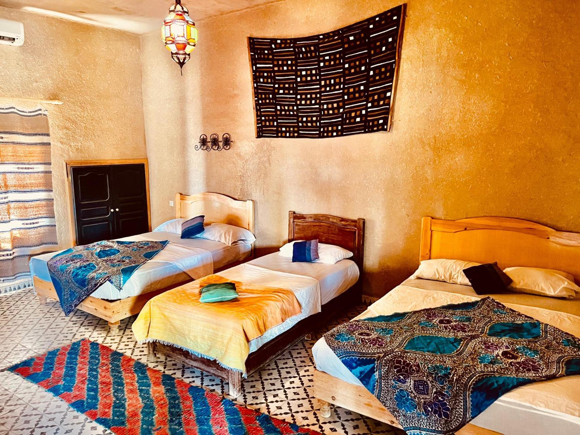 Hotel Camping Les Roses Des Dunes & Piscine Merzouga Luaran gambar