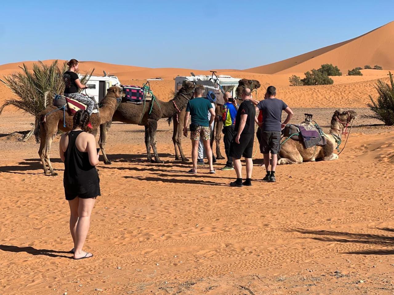 Hotel Camping Les Roses Des Dunes & Piscine Merzouga Luaran gambar