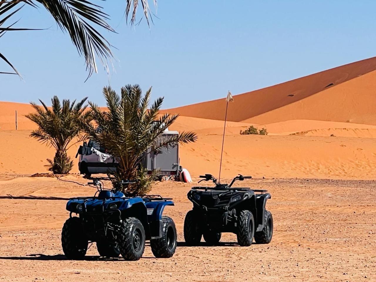 Hotel Camping Les Roses Des Dunes & Piscine Merzouga Luaran gambar